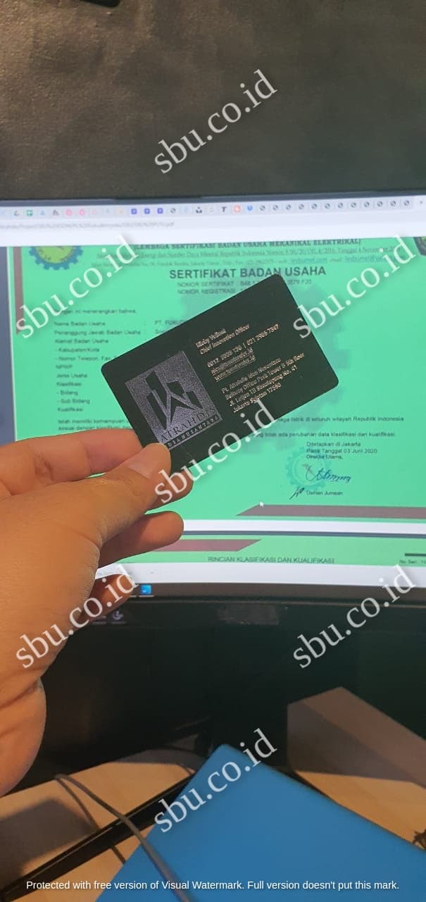 SBU Kelistrikan yang telah terbit