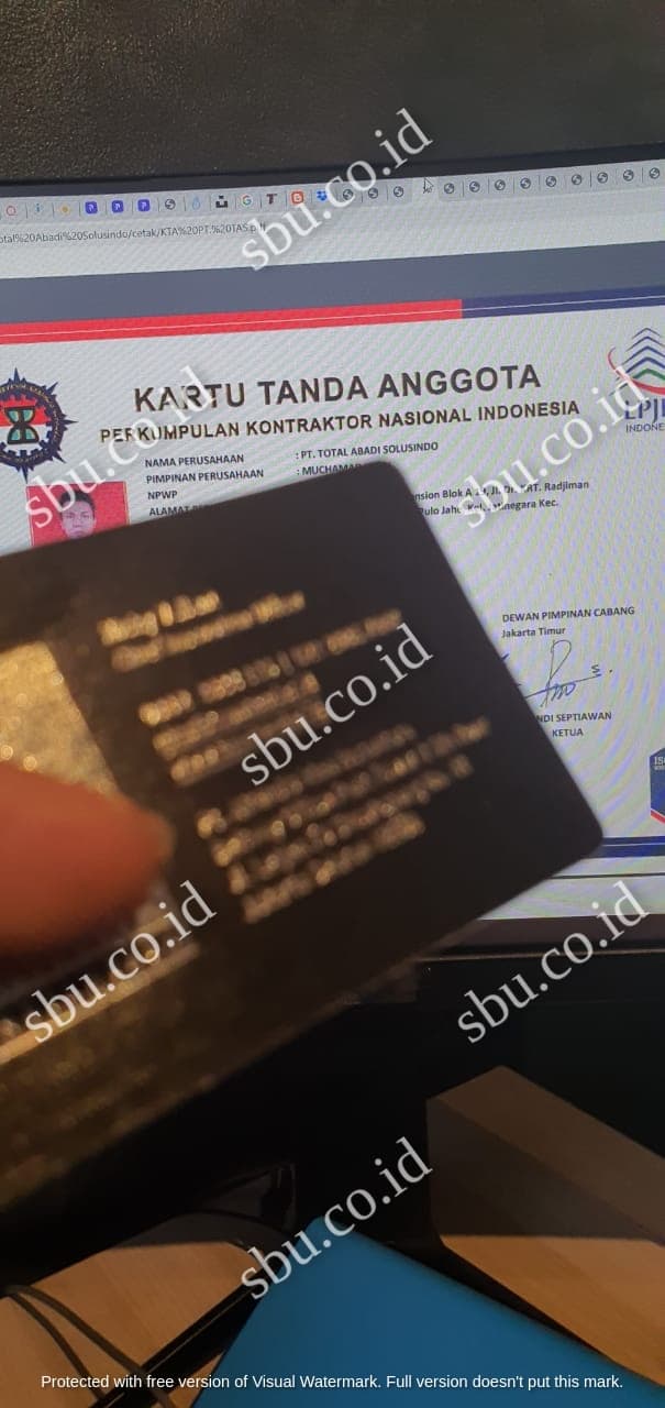 KTA Perusahaan Konstruksi
